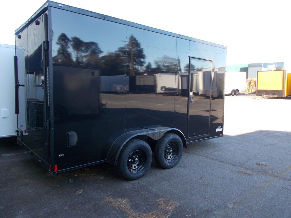7 wide tandem axle cargo trailer